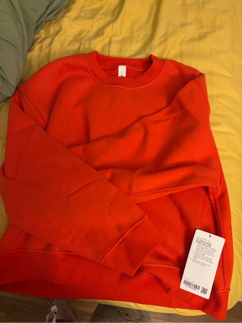 Lululemon soft crew neck red